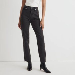 NEW - Madewell curvy perfect vintage straight jean in lunar wash